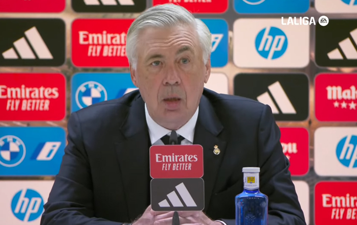 Ancelotti, sobre el triunfo, Valverde, Ceballos, Endrick, Vinicius, Bellingham, el 4-4-2 y el portero de la Copa
