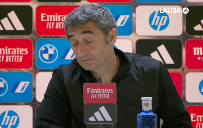 Valverde termina satisfecho pese a la derrotan y habla de Sannadi, Berenguer, Nico Williams y las rotaciones