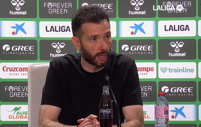 Corberán analiza el empate, habla del Betis y quiere aprender de los errores