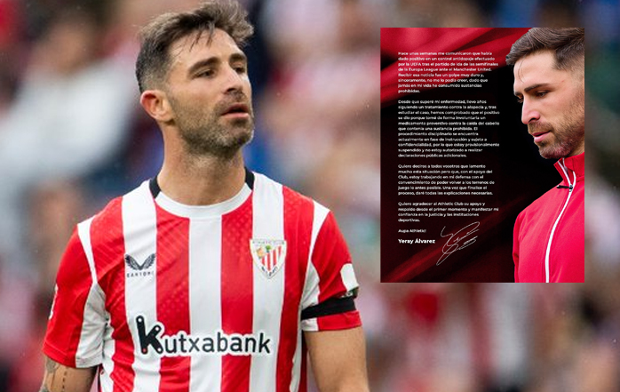 Yeray da positivo en un control antidopaje y explica el motivo