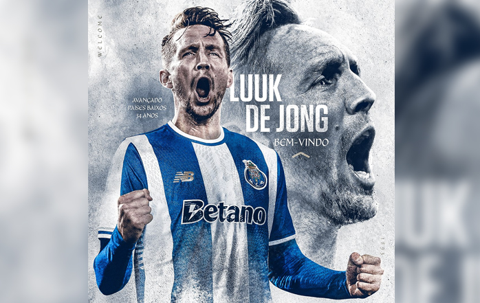 El FC Porto hace oficial el fichaje de Luuk de Jong diez horas después 'sonar' para el Sevilla